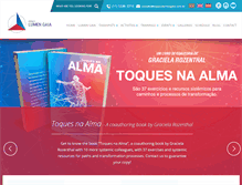 Tablet Screenshot of espacolumengaia.com.br